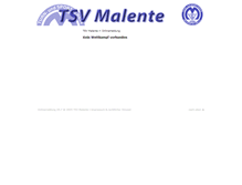 Tablet Screenshot of onlinemeldung.tsvmalente.de